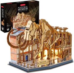 CubicFun - Puzzle 3D cu LED muzeul natural Mamut 463 piese - CUL547h (CUL547h)