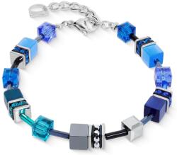 Coeur de Lion GeoCUBE® Iconic azúrkék női karkötő 2838/30-0729 (2838/30-0729)
