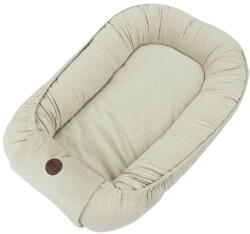 EKO ECO Babafészek pamut bársony Light Beige 85x50cm