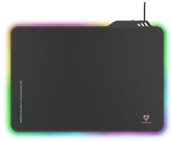 Vertux Egérpad - FLUXPAD (csúszásmentes, vízálló, RGB LED, fekete) (FLUXPAD)