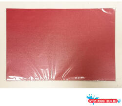  Levélpapír A/4 selyemfényű 120g piros/Emperor red ÚJ (BAR_078231021)