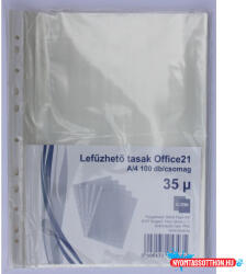  Lefűzhető tasak OFFICE 21/NN A/4 35-40mic narancsos (100db/csg) (BAR_053430000)