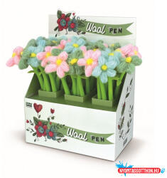  Golyóstoll LEBEZ Flexi Wool Flower /36db/displ/ 81885 (BAR_180130519)