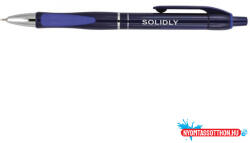  Golyóstoll TECHJOB/Solidly (0, 5mm) TB-204A egyszínű kék, bordó, fekete test 192408 (BAR_181930000)