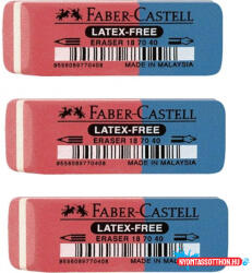  Radír FABER-CASTELL 7070-40 kék-piros kaucsuk 187040 (BAR_856230000)