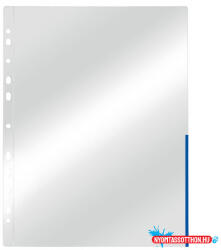  Lefűzhető tasak ESSELTE A/4 105mic víztiszta színes szélű kék 55365 (BAR_053361000)