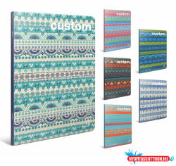  Füzet GIPTA Custom 13x21 cm karton borítással 60 lapos vonalas 8432 (BAR_150041590)
