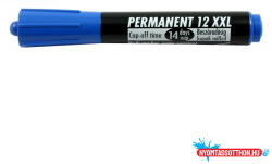  Marker Permanent 12 XXL (1-4mm) vágott végű kék (BAR_224360000)