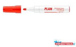  Táblafilc ICO Plan (3mm) kerekített végű piros (BAR_219950020)