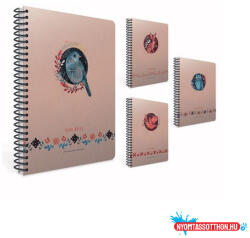  Spirálfüzet GIPTA Taika Notes 17x24cm kemény borítással 120 lapos kockás 6483 (BAR_153901630)