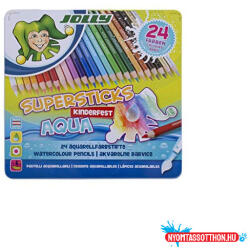  Színes ceruza 24/klt JOLLY Aqua fémdobozban 3001-0002 (BAR_178680100)
