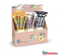  Grafit ceruza LEBEZ Sleepy Cat /36 db db/displ/ 82066 (BAR_172955325)