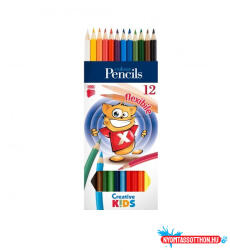  Színes ceruza 12/klt ICO Creative Kids háromszög (BAR_178570100)