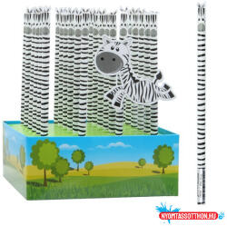  Grafit ceruza állatos 4D kerek Zebra PM-016 (BAR_172970016)