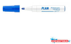  Táblafilc ICO Plan (3mm) kerekített végű kék (BAR_219950000)