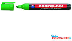 Marker EDDING 300 (1, 5-3mm) kerekített végű zöld (BAR_227350040)