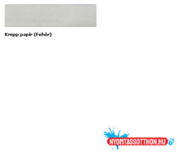  Krepp papír (0, 5x2m) fehér 01 (BAR_031960090)