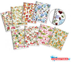  Spirálfüzet BLASETTI 7405 A/4 80g Petits Fruits kockás lyuk. perf. 80lap (BAR_152050400)