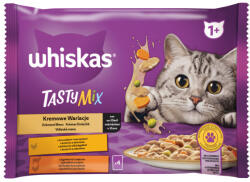 Whiskas 4x85g Tasty Mix Creamy krémes kreációk mártásban FD29M - tenyesztoitap