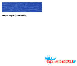  Krepp papír (0, 5x2m) középkék 17 (BAR_031960001)