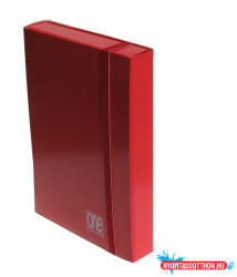  Füzetbox A/4 BLASETTI One Color (5cm) piros 5742 (BAR_252410020)