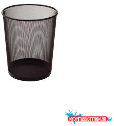  Papírkosár (35cm) fém rácsos magas fekete (BAR_145790013)