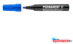  Marker ICO 11 permanent (3mm) kerekített végű kék (BAR_224300000)