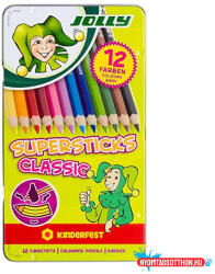  Színes ceruza 12/klt JOLLY Classic fémdobozban 3000-0246 (BAR_178670000)
