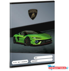  Füzet ARS UNA A/5 16-32 2. o. vonalas Lamborghini zöld 5522 (26) (BAR_150060436)