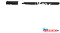  Rost OHP Top Marker permanent (2-3mm) kerekített végű B fekete (BAR_224160013)