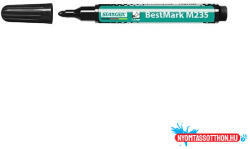  Marker permanent STANGER M235 (1-3mm) kerekített végű fekete 712000 (BAR_224280013)