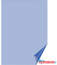  Karton kétoldalas HEYDA A/4 200g kockás középkék 204774625 (BAR_440001707)