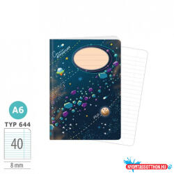  Füzet ARGUS A/6 40 lapos Cosmic Adventure 1598-0428 (BAR_151461124)