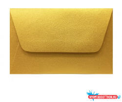  Színes boríték névjegy selyemfényű 25db/csg super GOLD 10 (BAR_074220297)