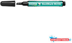  Marker permanent STANGER M236 (1-4mm) vágott végű fekete 712004 (BAR_224290013)