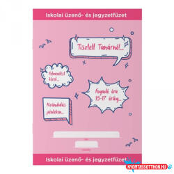  Üzenő és jegyzetfüzet ICO STUDENT A/5 iskolai Pink (BAR_150373200)