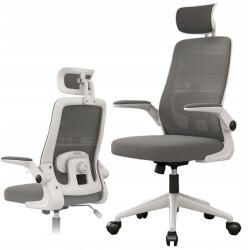Rezino Ergonomikus forgó irodai szék állítható fejtámlával (FOTEL BIUROWY ERGONOMICZNY KRZESŁO OBROTOWE)