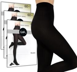 Gatta Klasszikus Gatta Harisnyanadrág 60 Den puha mikroszálas Rosalia 5-XL fekete 3-PAK