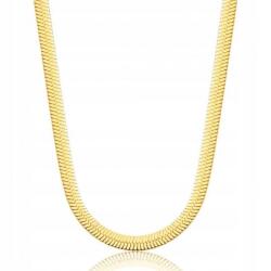 Ecarla 14k aranyozott nemesacél nyaklánc, 5mm damil NST2309