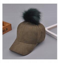 Ecarla Velvet baseball sapka pomponnal Military CZ13ZIE (5900779373822)