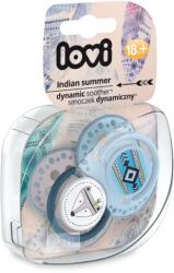 LOVI szilikon dinamikus cumi 18 hó+ 2 db Indian Summer fiú (778213)