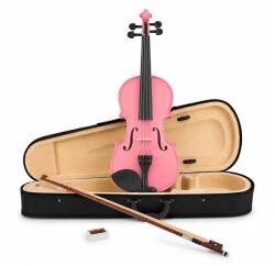 DEPOX Vioara Clasica 1/4 DEPOX®, 48 cm, Lemn, Arcus, Cutie de Transport si Sacaz, Roz (2150)