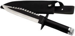 Depox Cutit de vanatoare DEPOX®, Rambo First Blood, 35 cm, teaca inclusa, negru (2850)