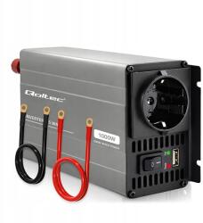 Qoltec QLT52681_A Feszültség Átalakító 12V-RÓL 230V-RA, 500/