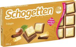 Schogetten DE tej-, fehér- és mogyorós csokoládé-trilógia 100 g (28050)