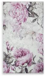 Takoy Szőnyeg 80x140 cm rózsaszín-krém bazsarózsa virágmintás LOTUS 2