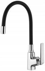 INVENA Konyhai Csaptelep Eco Start Ligaria Rendszerrel, Króm/fekete (BZ-39-008-L)