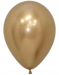 Amscan Sempertex latex Lufik, Reflex Gold arany 30cm, 50db