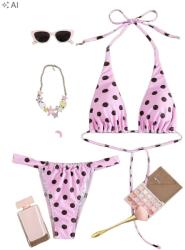 Shein Pöttyös Bikini M