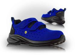 VM Footwear VM FOOTWEAR ZANZIBAR 2065-S1PSESD / Védőszandál S1 PS FO ESD SR - fekete/kék 44 (2065-S1PSESD-44)